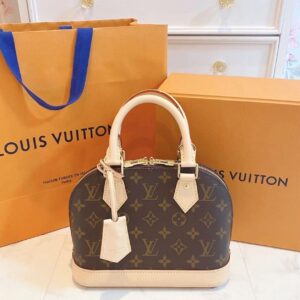 FIRST COPY LOUIS VUITTON MONO ALMA BROWN HAND BAG